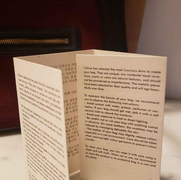 Celine luggage / purse / bag - Picture 4 of 5